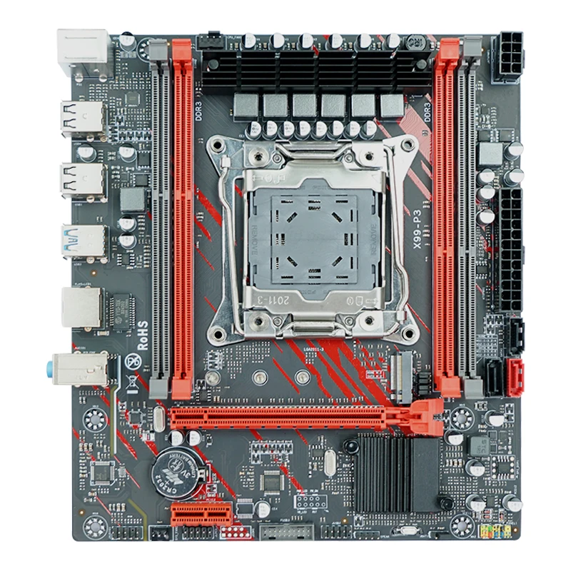 Tarjeta Madre Desktop Mainboard Xeon E5 LGA2011-3 DDR3 Dual Channel 128GB  Gaming Mother Board Computer X99 Pc Motherboard