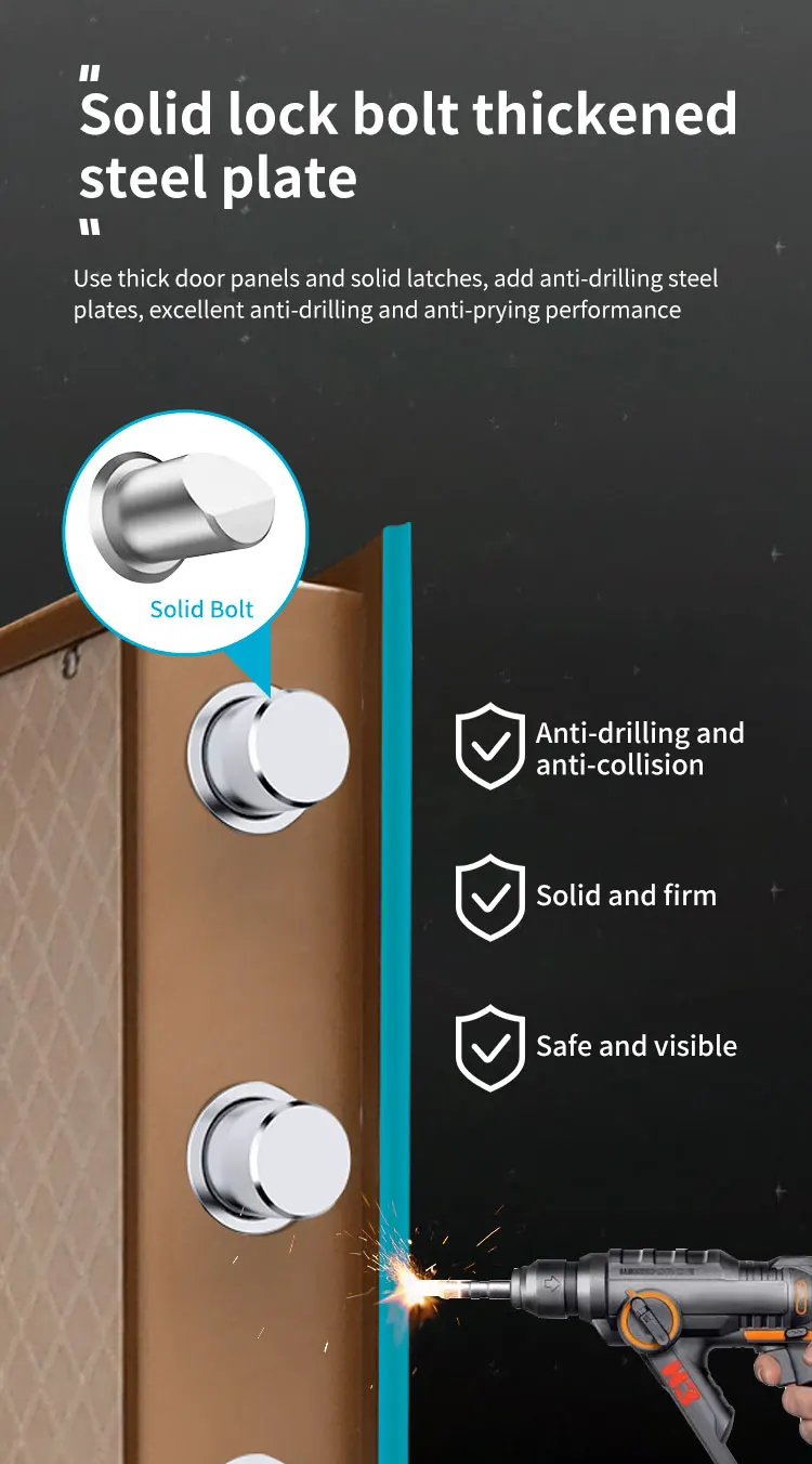 CEQSAFE Automatic Digital Security Fireproof Safe Box Store Money Electronic Safe Deposit Box supplier