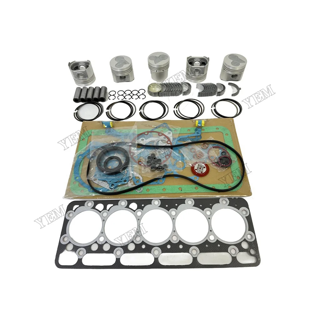 F2803 Overhaul Re-ring Kit for Kubota Engine M5400 M4700 Tractor Repair Parts
