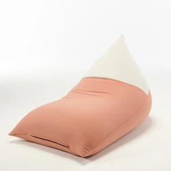 2021 New Fashion Factory Direct Corner Soft Living Room Bean Bag Sofa Triangle Bean Bag NO 4