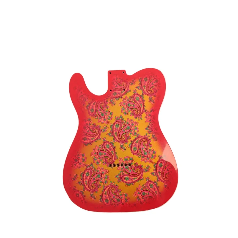 Custom Handmade Tl Electric Guitar Body Semihollow Alder Diy Paisley