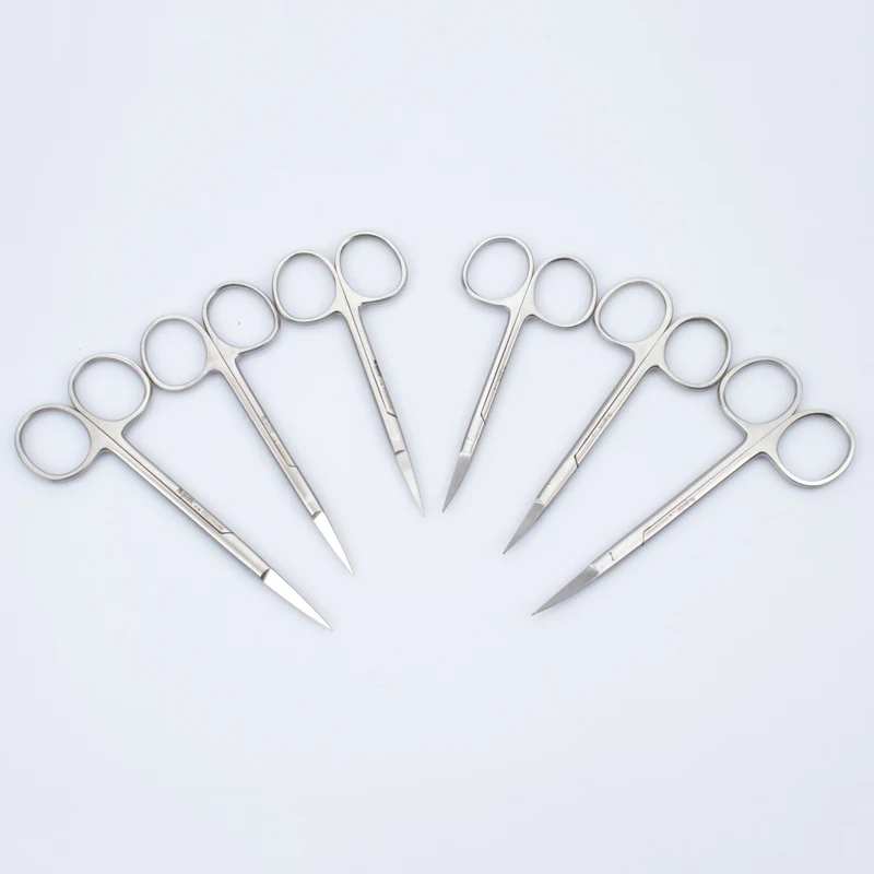 Stainless Steel Curved Straight Dental Surgical Scissor For Medical