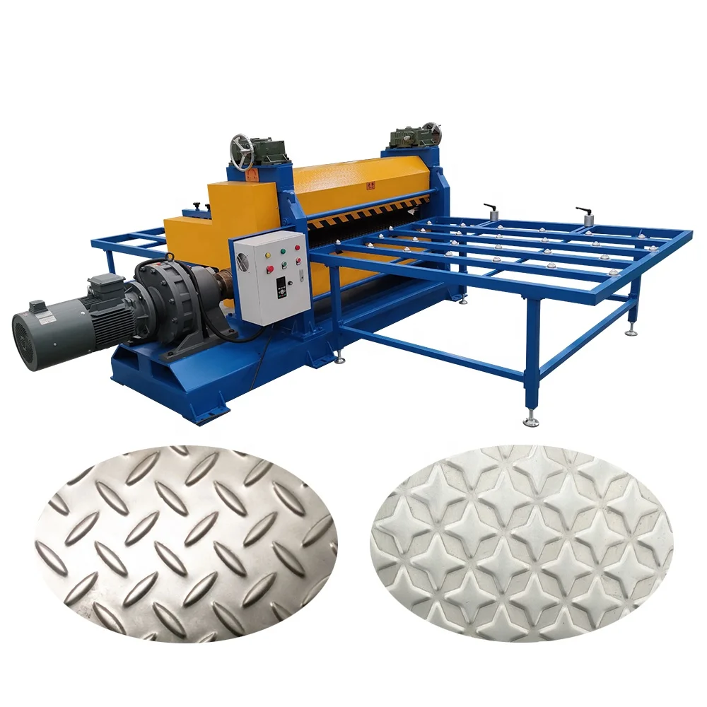 1-3mm Checkered Plate Embossing Machine for Steel Plate