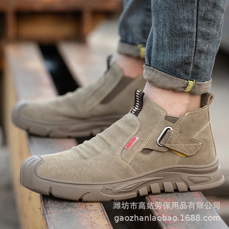 Factory Direct for Welder Durable Grey Welding Boots Safety Shoes