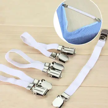 4 Piece Bed Sheet Grippers Holders Straps Clips Bed Sheet Straps