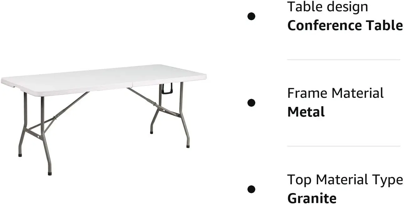 Npot Folding Table Work Table Resistant Camping Table For 8 People