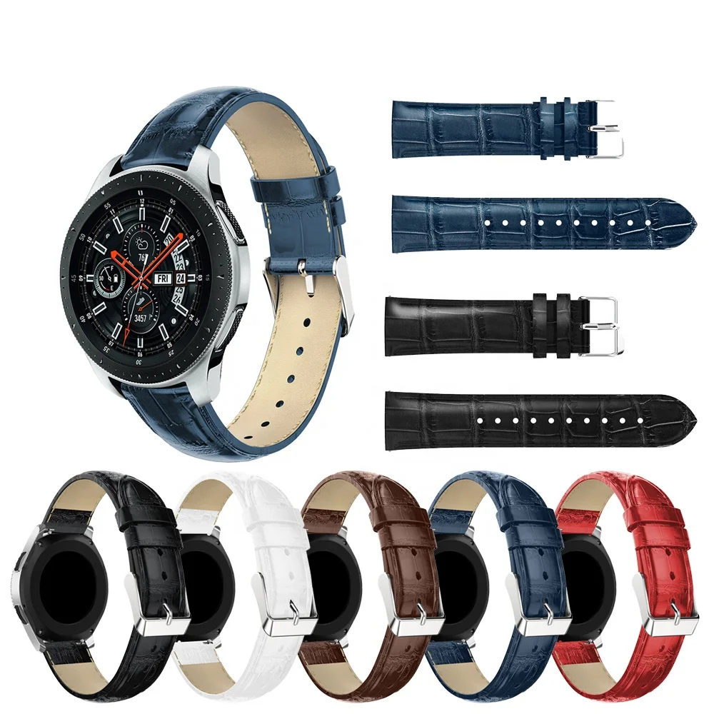pulseira galaxy watch 46mm couro