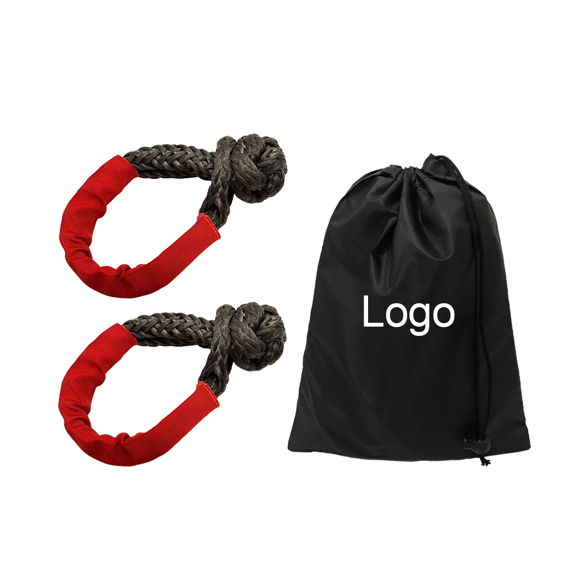 2 Pack 4x4 รถ Off Road Recovery Soft Shackle