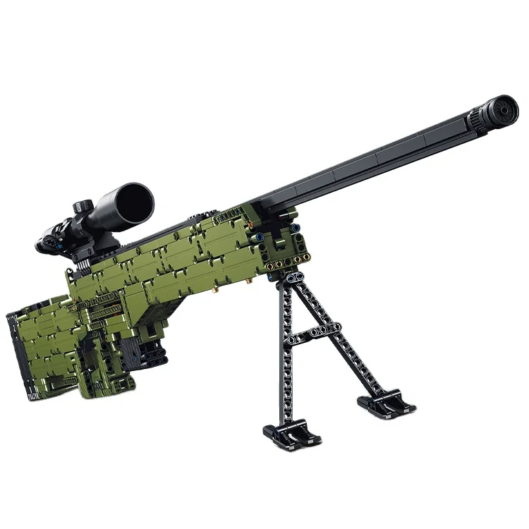 PANLOS 670001 AWM Sniper Rifle - 1315pcs Building Block Set