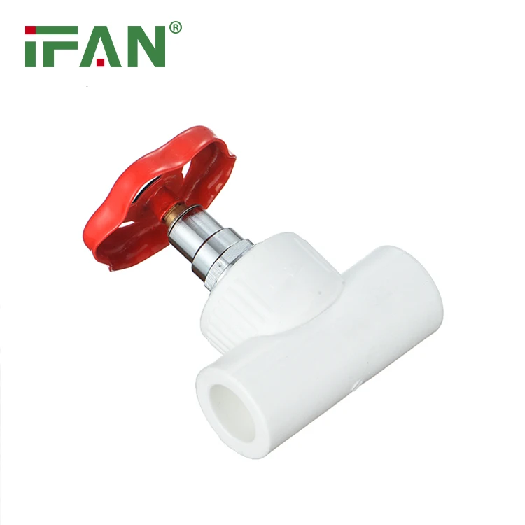 Plastic Ppr Stop Gate Valve for Hot Cold Water and Home Plumbing Straight Stop Valves pp Stop Valves