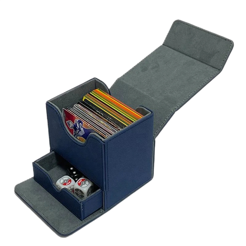 Custom Logo Printed PU Leather Yugioh Deck Box - Magnetic Closure