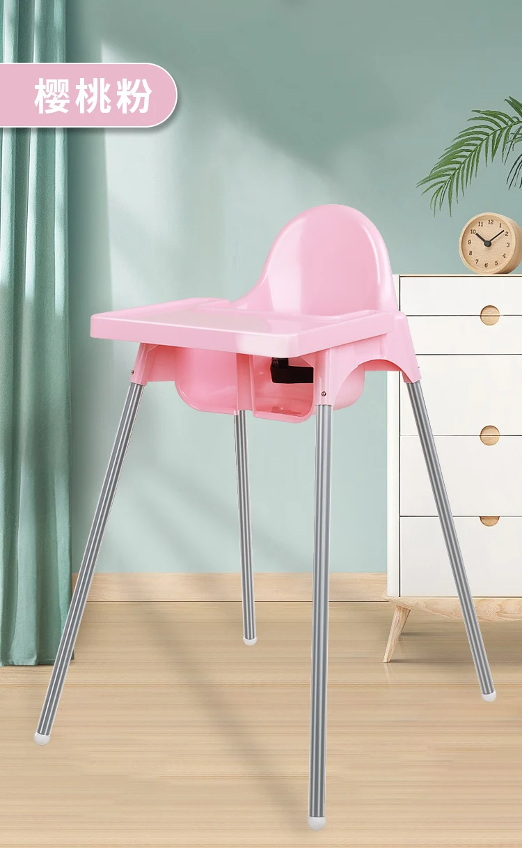 Foldable Baby Feeding Chair Portable 3 In 1 Children High Chair Baby