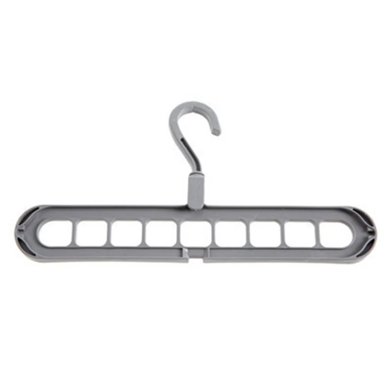 Premium 9-Slot Cascading Clothes Hanger Multifunctional Smart Closet Organizer Magic Space-Saving Wardrobe Hook Foldable PP