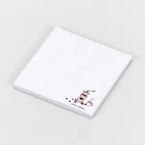Custom Logo Printed Die Cut Self-Adhesive Paper School Supplies Post Memo Notes Pad Sticky Notes Set for Students and Teachers