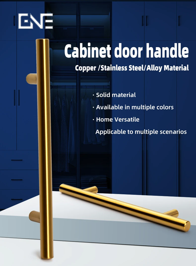 Top Quality Furniture Hardware Accessories T Bar Stainless Steel Handle