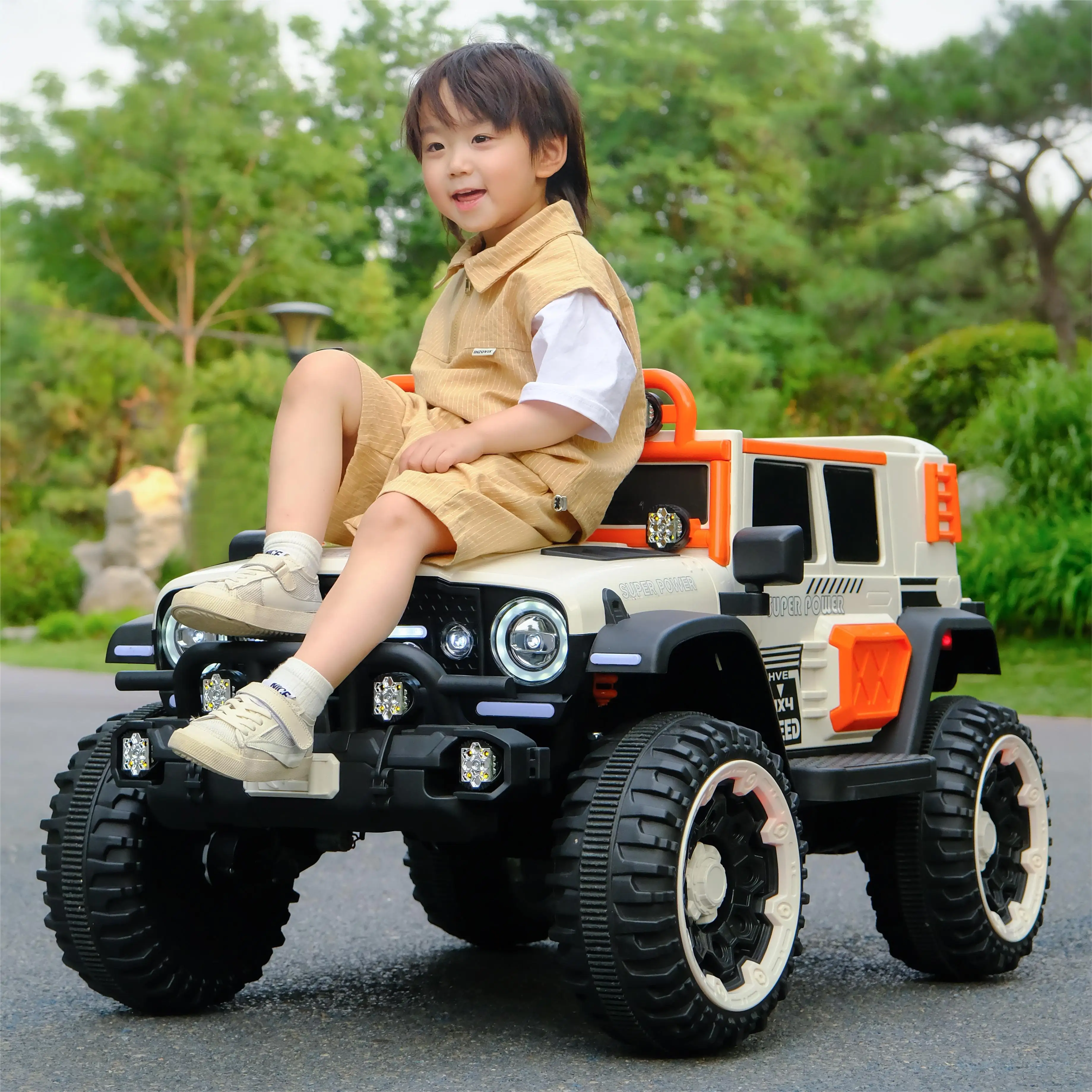 Kids Ride on Electric Car for Child 2 Seat 24v Remote Control 2-10 Years