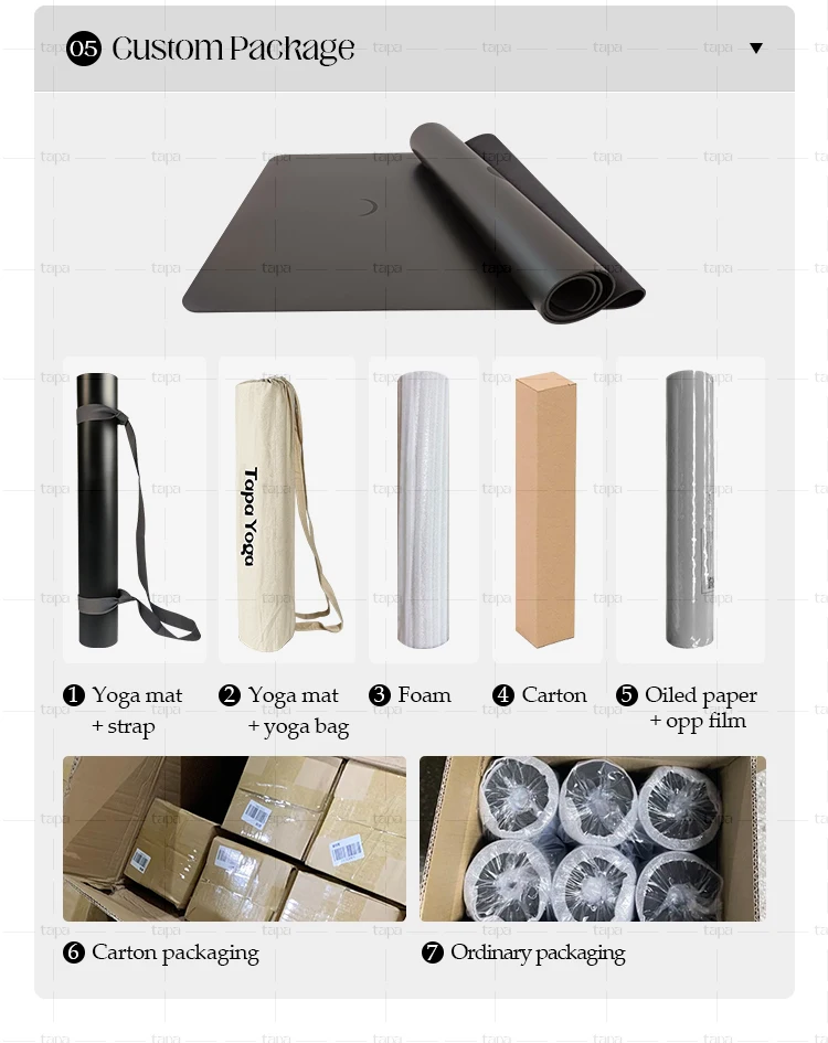 High Quality Natural Rubber Yoga Mat With Body Lines Eco Friendly