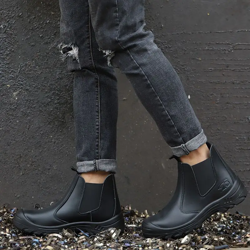 Fashionable Brand Steel Toe Slip On 