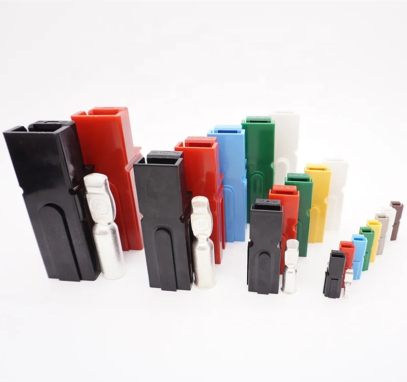 Manufacturer Supplying Single Pole Connector 15A 30A 45A Red Black Blue Yellow Green Color 600V DC Power 1 Pole Connector