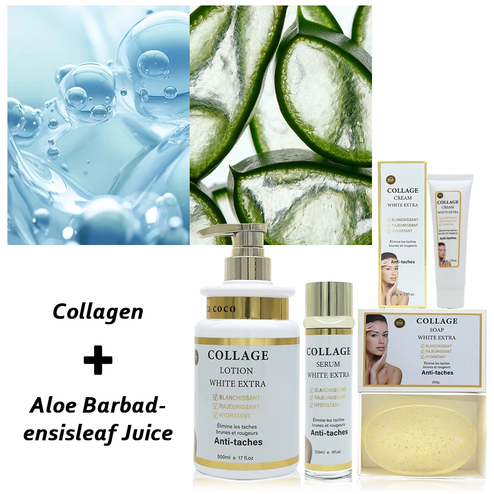 OEM Skin Brightening Organic Collagen Face Serum Soap Cream Lotion Anti ...
