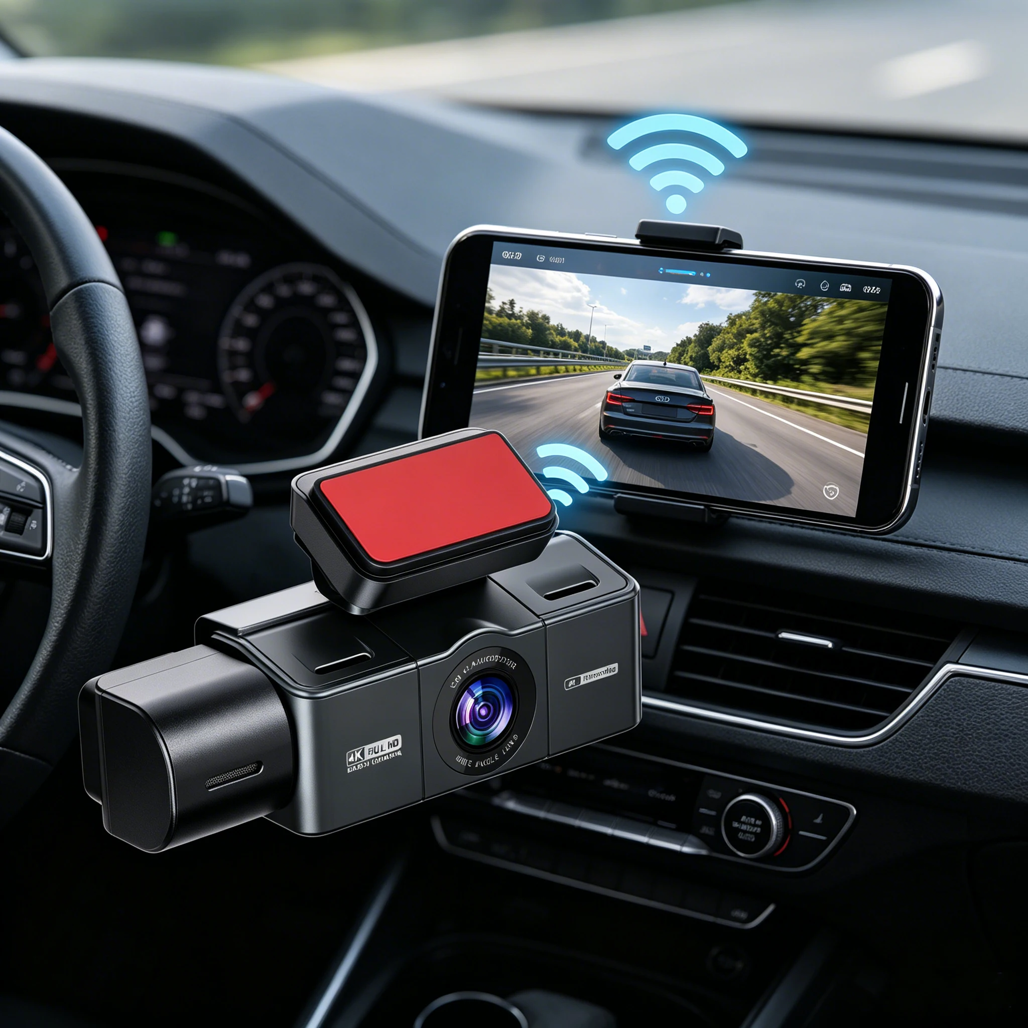 New Arrivals Hot Sale VS220 4K+2K+2K Triple Lens Dash Cam 4K Ultra HD DVR Driving Recorder GPS Recording Camera Dashcam for Cars