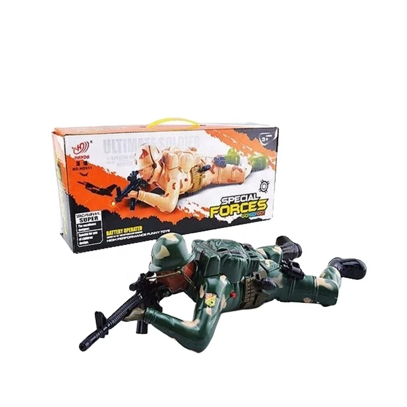 1Pc Pretty Creative Crawling Soldier Electric Toy for Gift Child Kids 