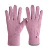 Velours Allemand Violet Trois Lignes Femme