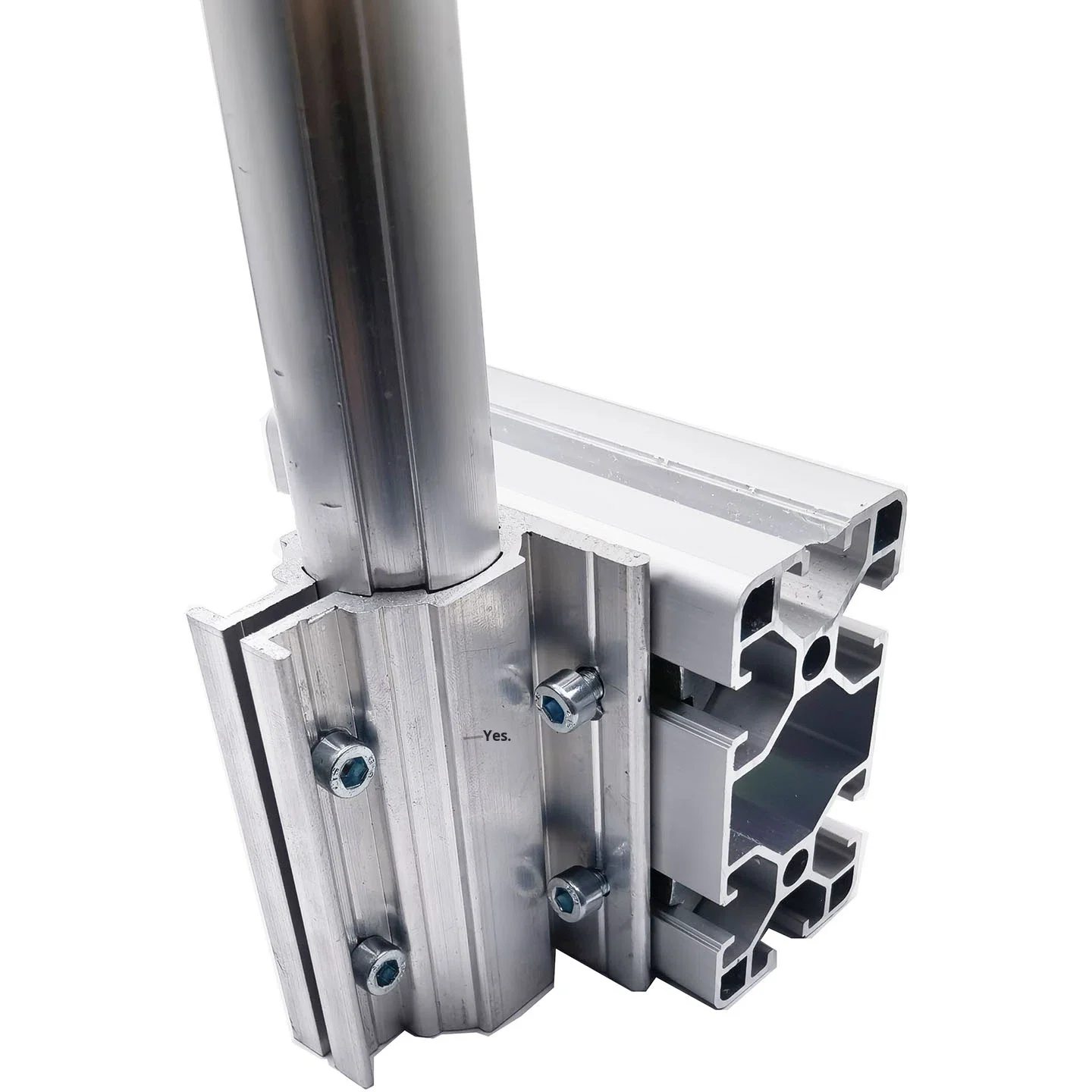 28mm Series Side-Mount Base Third-Generation Linear Aluminum Alloy Lean Pipe Connector Accessories Hexagon Head Male Connection