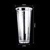 Transparent cup Without lid and logo