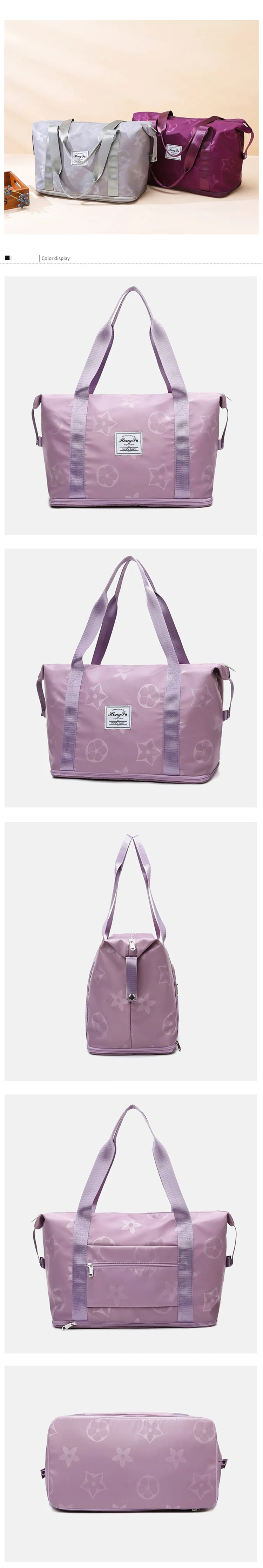 Customized Logo Fashion Duffel Bag Leisure Portable Fitness Outdoor Sports Gym Bag Duffel Bag