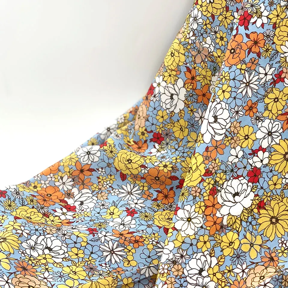 Keqiao тканые текстовые мельницы бразильское платье с цветочным принтом, батти, 120 г/кв. М, плоская 100% вискозная ткань из вискозы