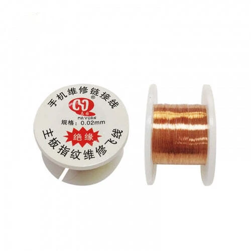 Insulated 0.01mm 0.02mm Welding Jumper Wire for Phone PCB Solder Tool