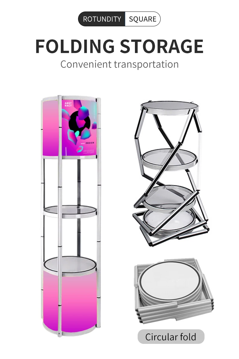 Tower Display Racks 2 Layers Twisted Tower Showcase Display Stand Rotate Display for ...