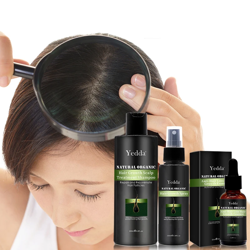 
Herbal Formula Effective Hair Growth Spray for Regrow Hair on Baldness Area 