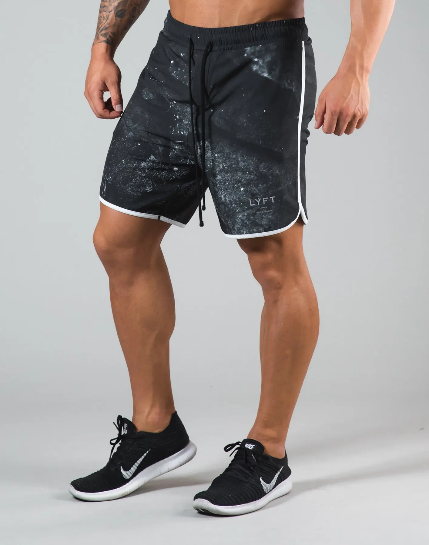 polyester running shorts