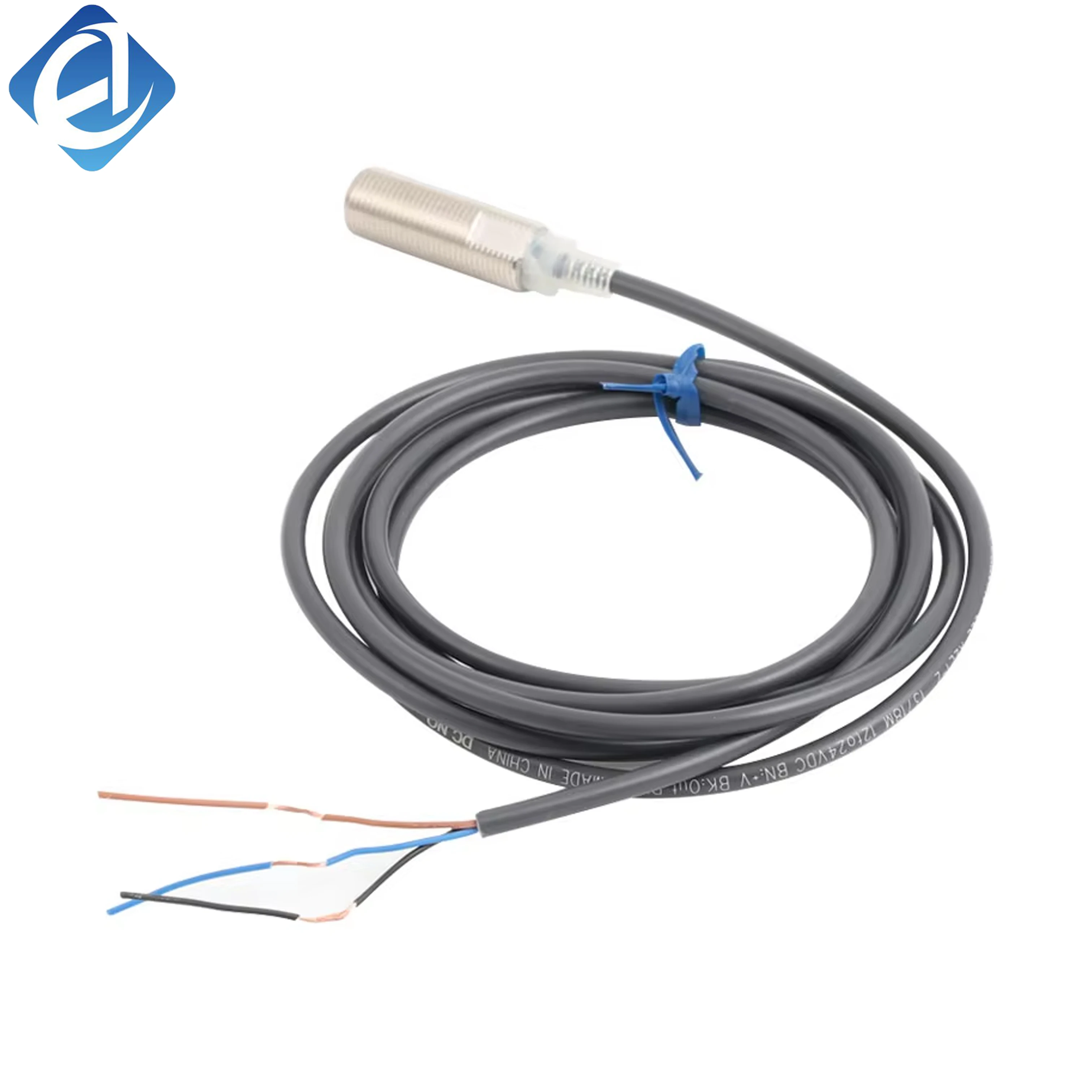 New Original Omron E2E series inductive proximity sensor. With 5mm sensing distance, it achieves stable metal detection, fast response and reliable anti-interference performance. Widely used in mechanical limit detection, position control, counting signal