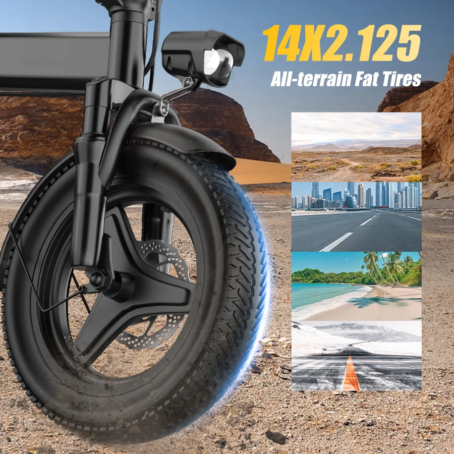 Instant Results EU Warehouse Adult Electric Bicycle - 250W Hybrid Electric Road City E-Bike with Fat Tires for Women at an Affordable Price - Image 4