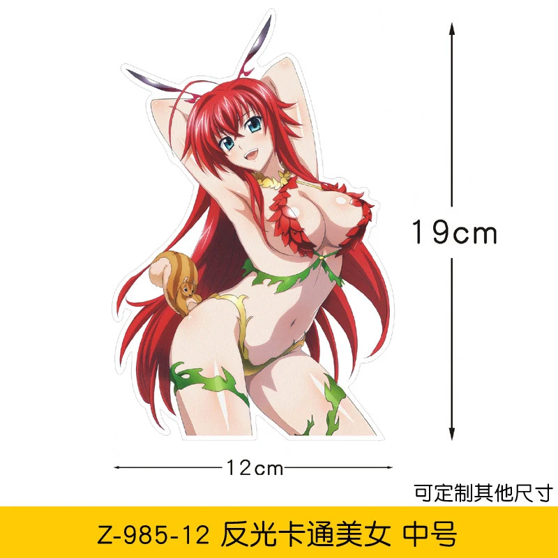 9 Design Anime Cute Bunny Girl In A Bikini Reflective Peek Reflective