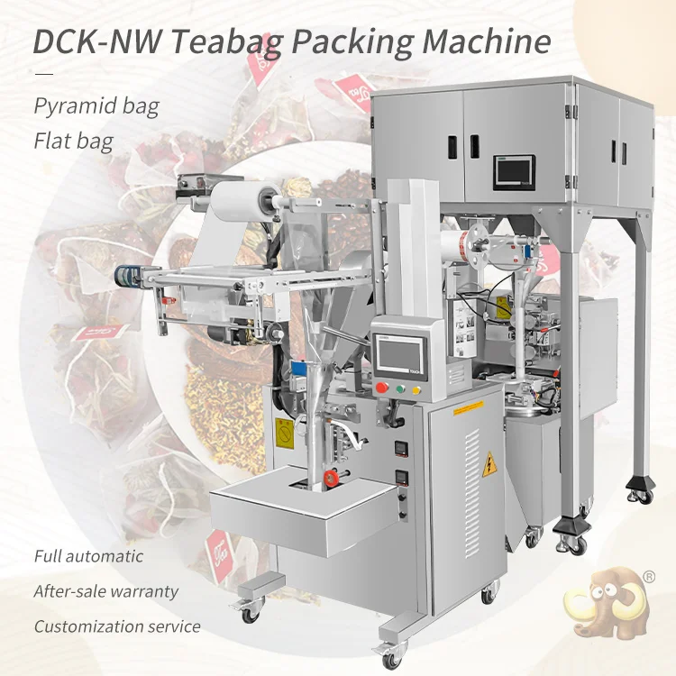 DCK-NW Manufacturer Cheap Multi Heads Pyramids Teabag Automatic Triangle Tea Bag Packing Machine manufacture