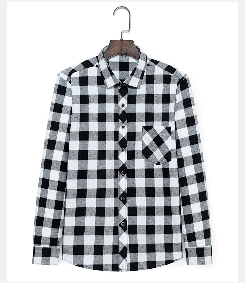 2022 Latest Mens Shirts Designs Long Sleeve Slim FIit Casual Shirts for Men