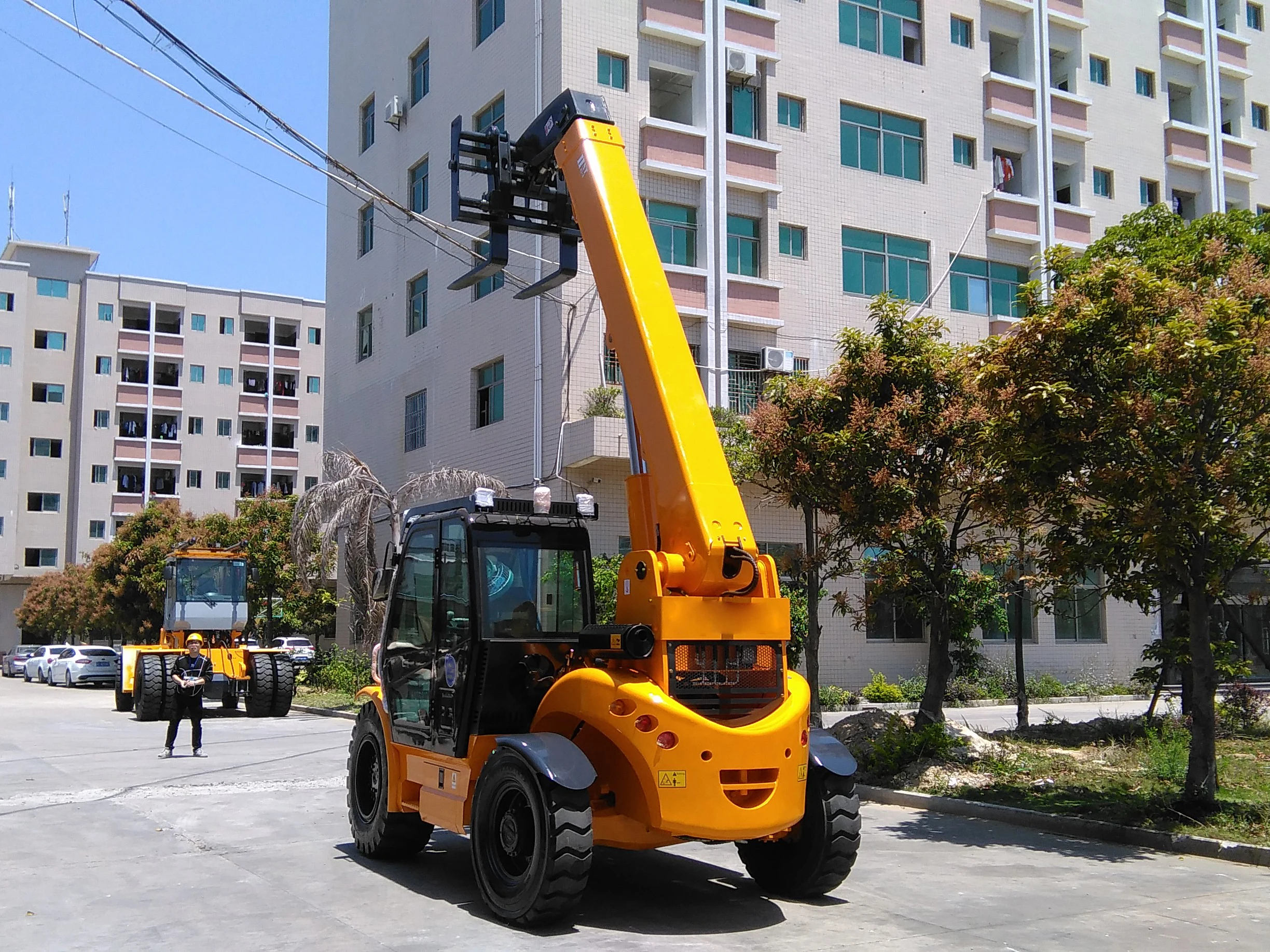 3 Ton Telescopic Handler Forklift Hnt30 Rotating Telehandler Telescopic ...