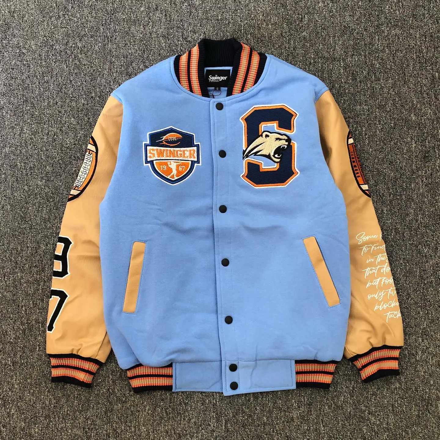 DCY University Versity Jacket Manufacturer - Custom College 