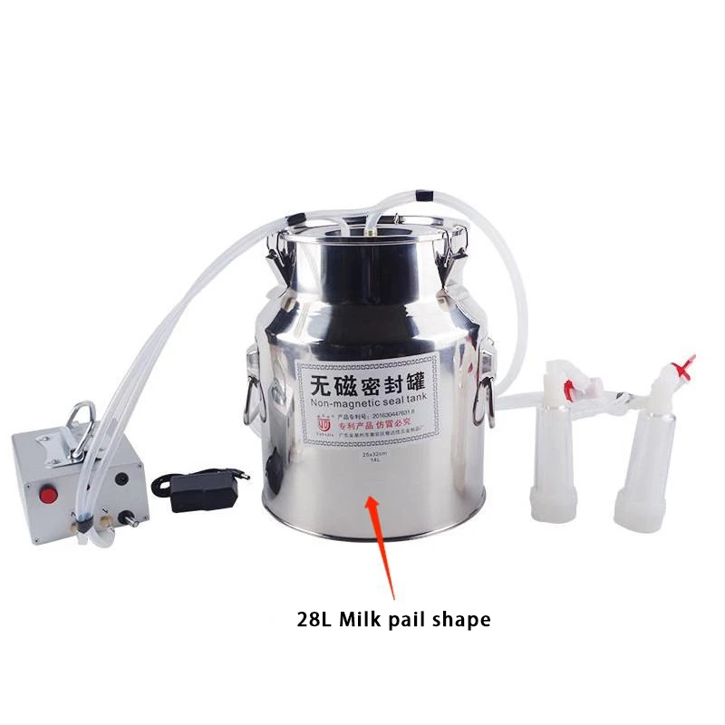 Goat Milking Machine, Portable Pulsation Vacuum Pump Cow or Goat