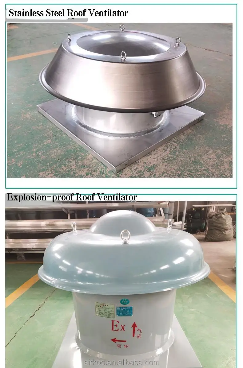 Axial Flow Exhaust Fan, 500mm, Roof - detail 6