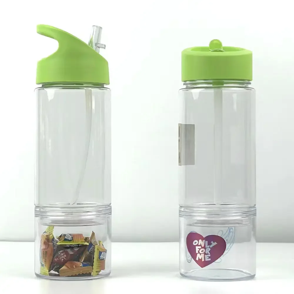 Water Bottle With Storage Box For Snacks Water Bottle With Storage Box For Snacks