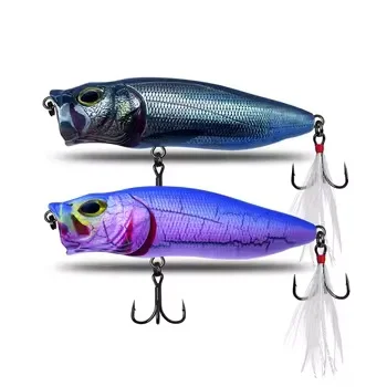 Artificial Hard Bait Stainless Steel Lure Surface Line 80mm 15g Snakehead Bass Mandarin Fish Sea Bass Micro Bus – Hard Lure – view 5