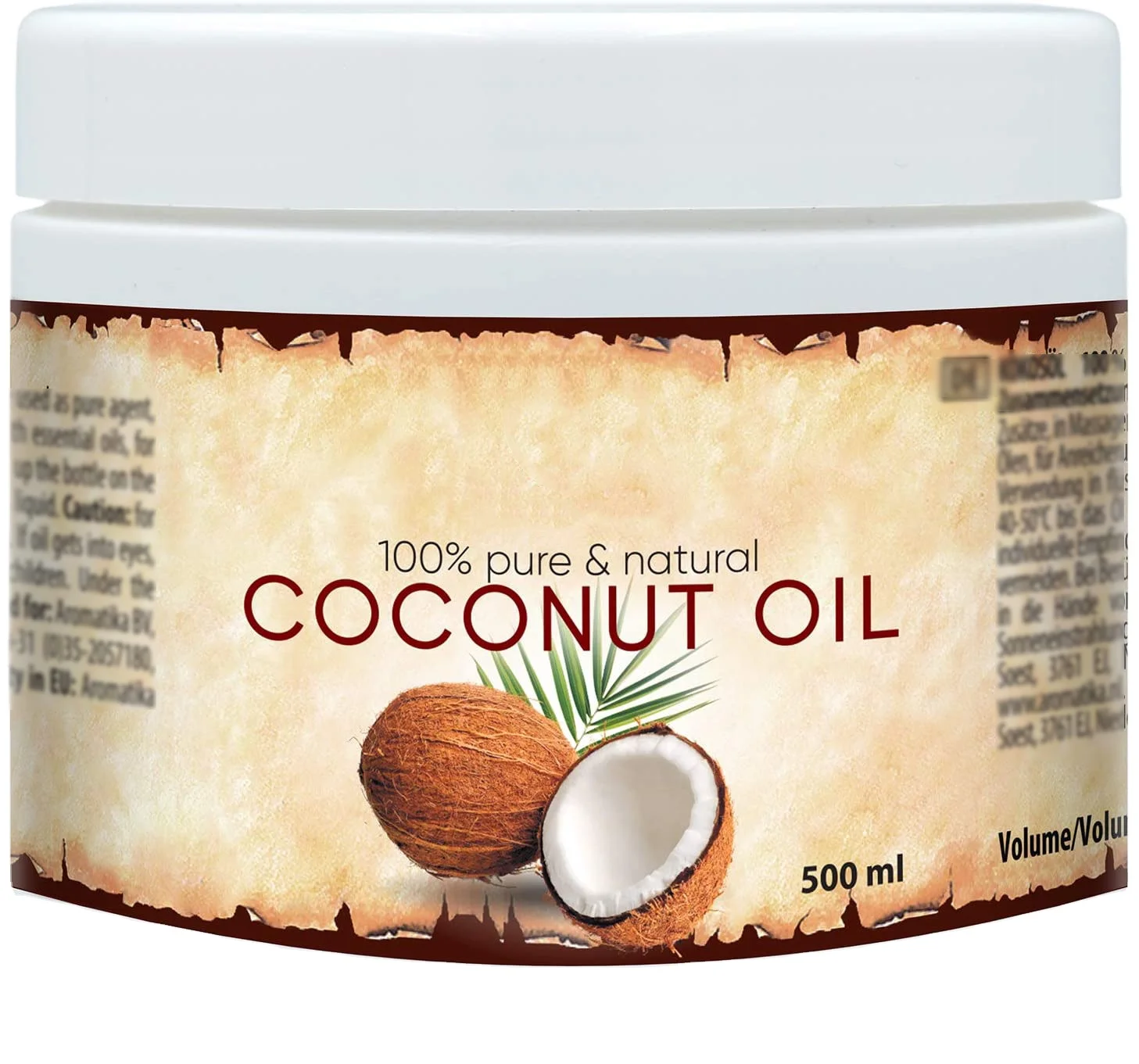 OEM оптовая продажа 100% чистое Кокосовое масло косметика кокосовое масло для волос кокосовое масло