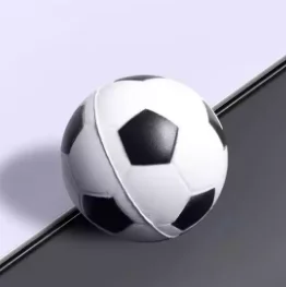 New Creative Design Custom Logo Pu Foam Anti Stress Toy Ball Squeeze Stress Mesh Ball Pu Soccer Ball