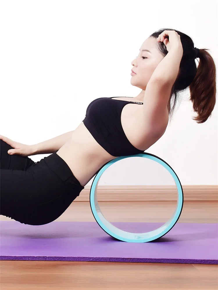 Hot Sale Yoga Accessories ABS wheel Fitness Gym Exercise Eco friendly TPE Yoga Wheel