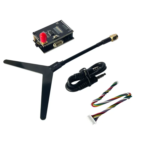 PFLY 1.2G/1.3 GHz VRX Long Range FPV Video Receiver with AV Out 9CH Plastic Material for RC Drone Goggles Monitor